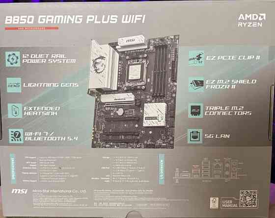 Топ комплект AM5 Ryzen 9600X, B850 Msi Gaming материнская плата, проц. Киев