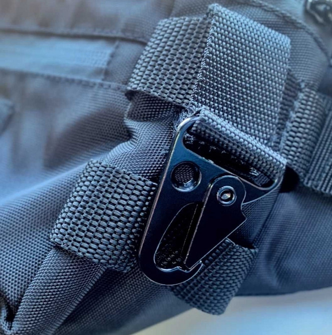 Тактична сумка бананка вологозахищена Чорного кольору. Харків - фото 3