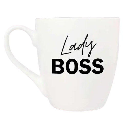 5098 Чашка  500 мл  Lady boss black + подарункова  коробка  Kvarta (9шт/уп) Житомир - фото 1