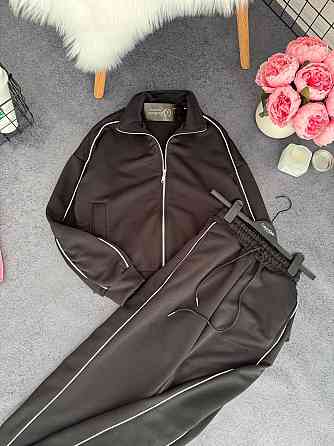 Жіночий повсякденний костюм тринитка петля без утеплення Чорний, 42/44 Одеса