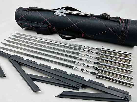 Набір шампурів у тубусі Класик HAPPY DAYS подарунковий набір у чохлі чоловікові Тернопіль