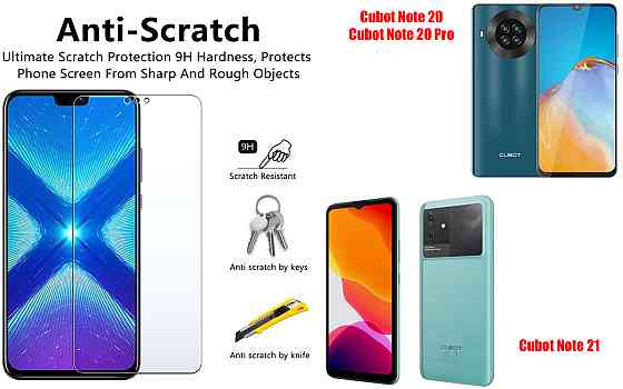 Защитное стекло NeoGlass для Cubot Note 20, Note 20 Pro, Note 21 – ультрапрозрачное и устойчивое Киев