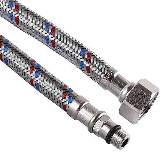 Шланг для змішувача Solomon (нерж.) М10х1/2″ 0,6м HY6201 B кор. Киев