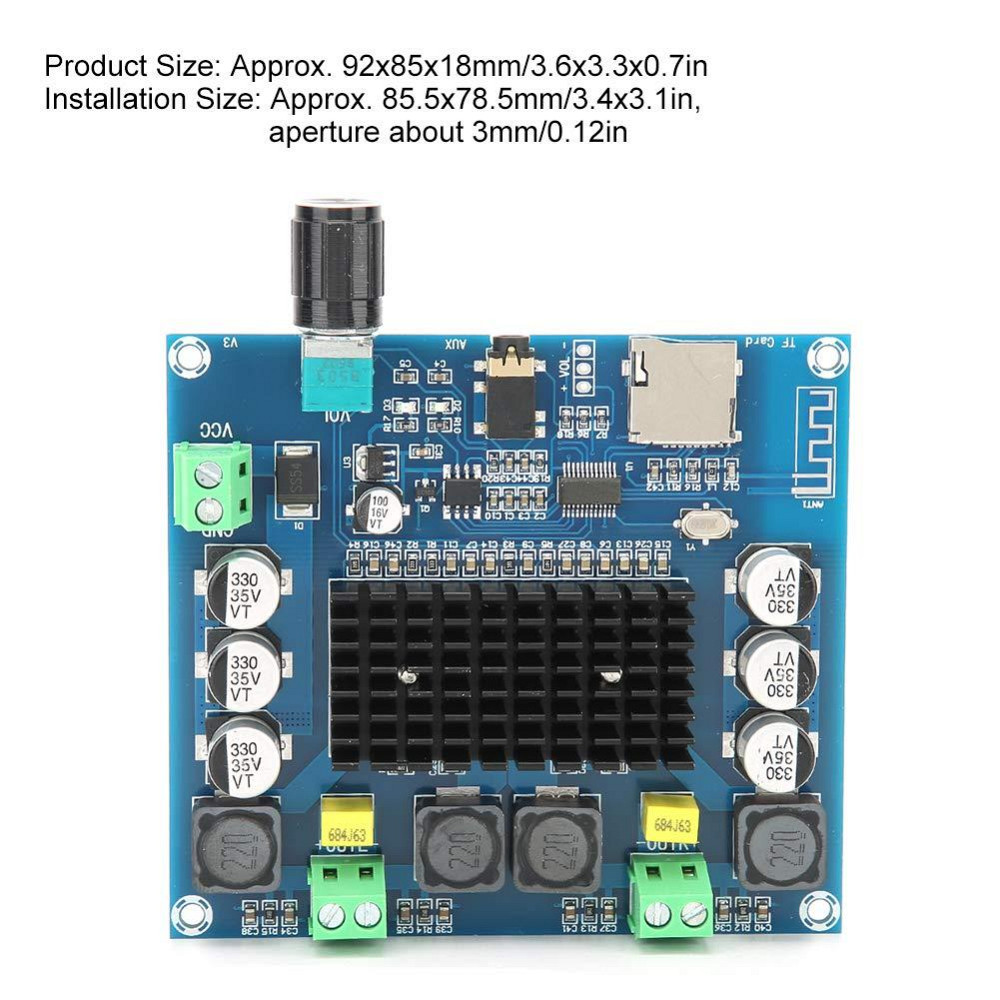 Стерео усилитель звука 2x100Вт с Bluetooth и MicroSD Киев - изображение 6