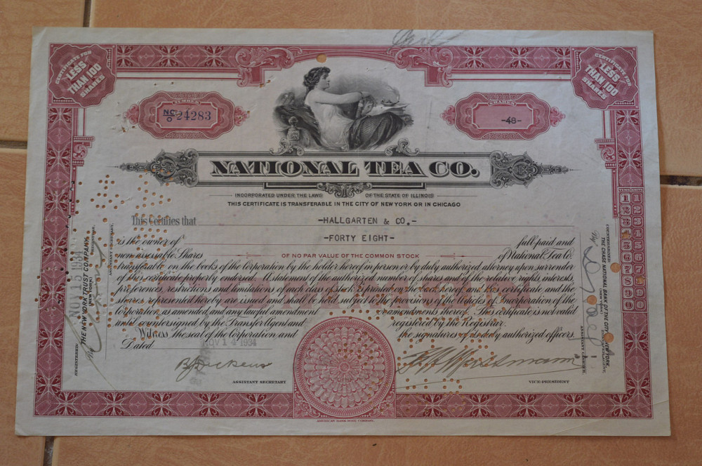 Акция. США. 1934 год №24283 (3.40) Полтава - изображение 1