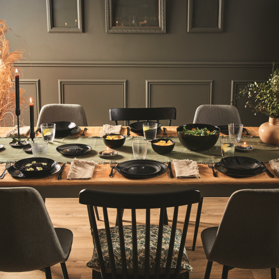 Тарілка десертна Luminarc Pampille Black 19 см (6711241) Київ