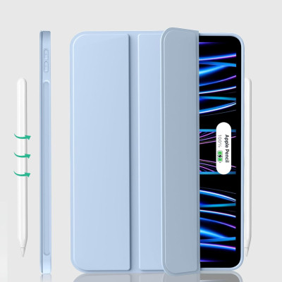 Чехол для планшета Armorstandart Tri Fold Soft TPU Silicone Apple iPad Pro 11" M4 2024 Light Blue (711748) Винница - изображение 3