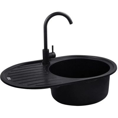 Мойка кухонная Kroner KompositSCH-7750 (CV027417) Винница - изображение 3