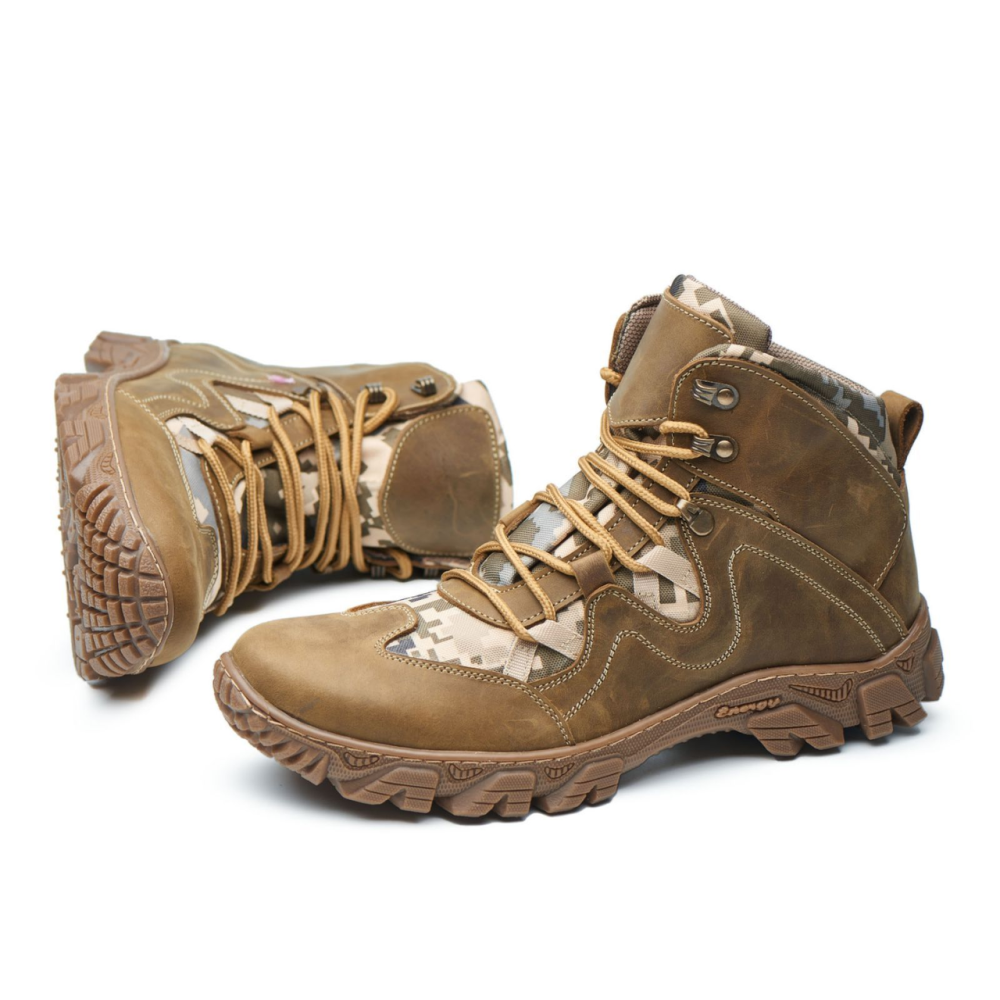 Тактичні шкиряні БОТИНКИ БЕРЦІ зі шкіри та кордури, прошиті , НЕ ПРОМОКАЮТЬ 41 (27) Харків - фото 7