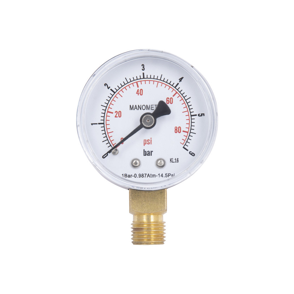 Манометр Thermo Alliance Standart 50 мм 1/4", нижнє під'єднання SD1706B Київ - фото 1