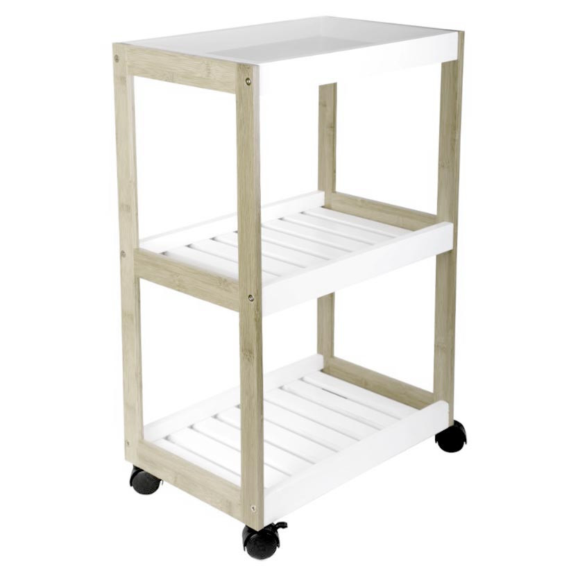 Етажерка для ванної на коліщатах "Зарінде" бланже-зефір Миколаїв - фото 1