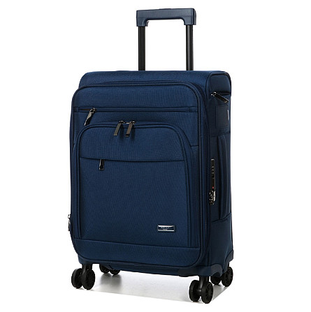 Валіза тканинна AIRTEX 829 мала 55 см синя 4 колеса Київ - фото 1