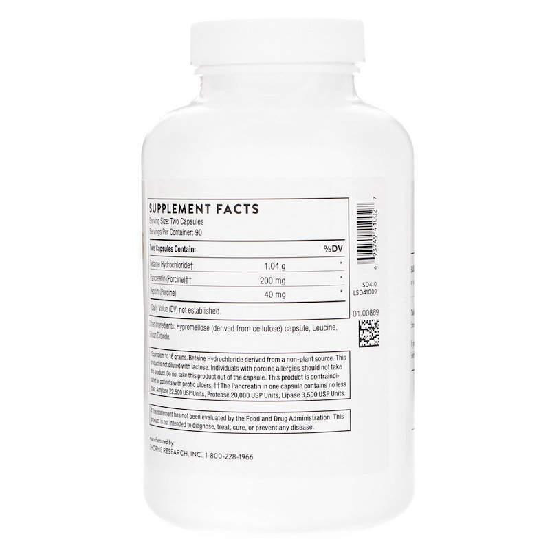 Ферменти Thorne Digestive Enzymes, 180 капсул Киев - изображение 4