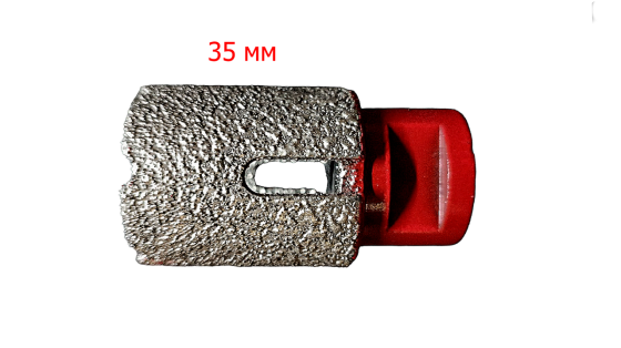 Алмазная коронка JNZ 35 мм для плитки и керамогранита, M14, вакуумное спекание, для УШМ (989498430) Киев
