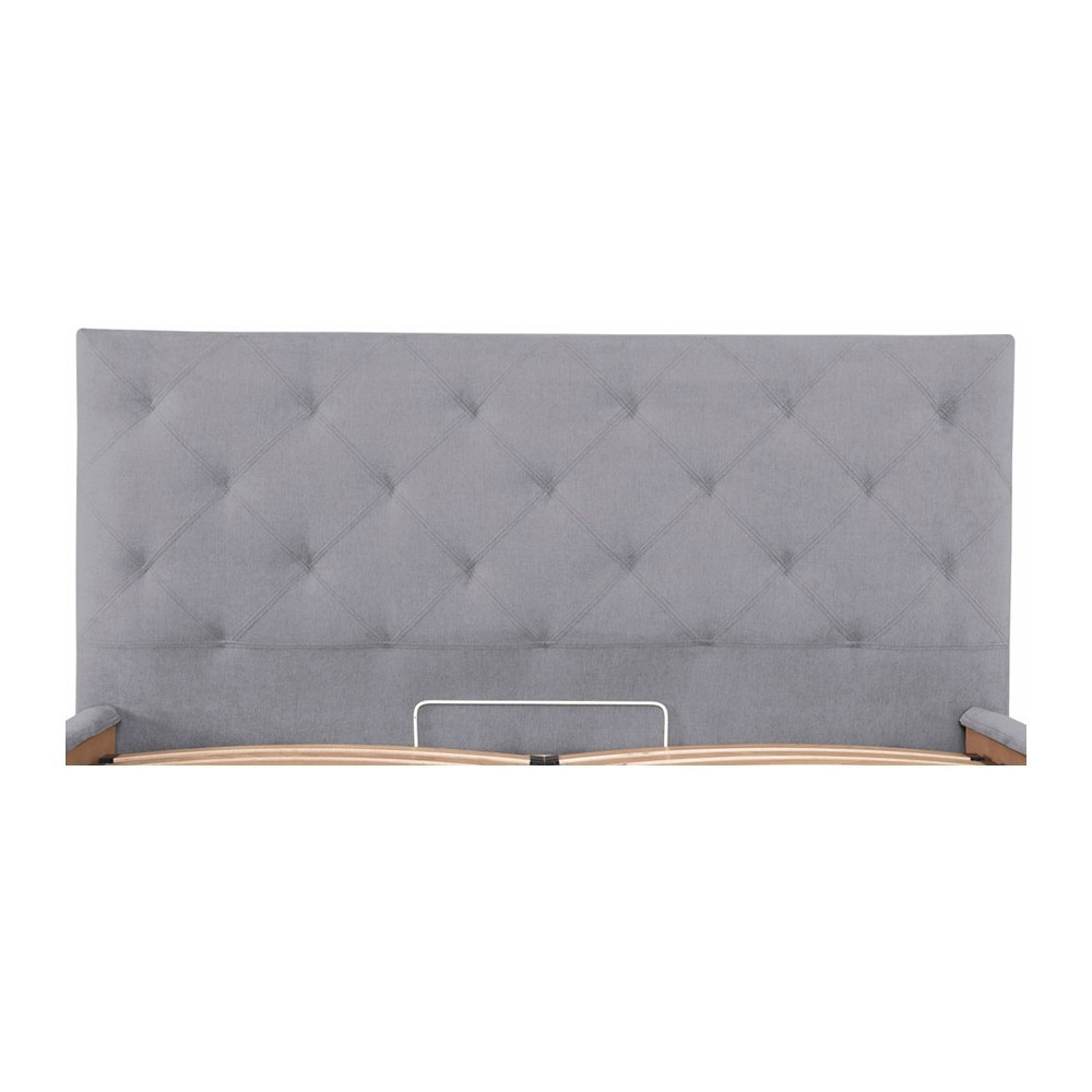 Кровать BristolDesign Rosto Comfort с нишей для белья 120x200 серый Киев - изображение 6