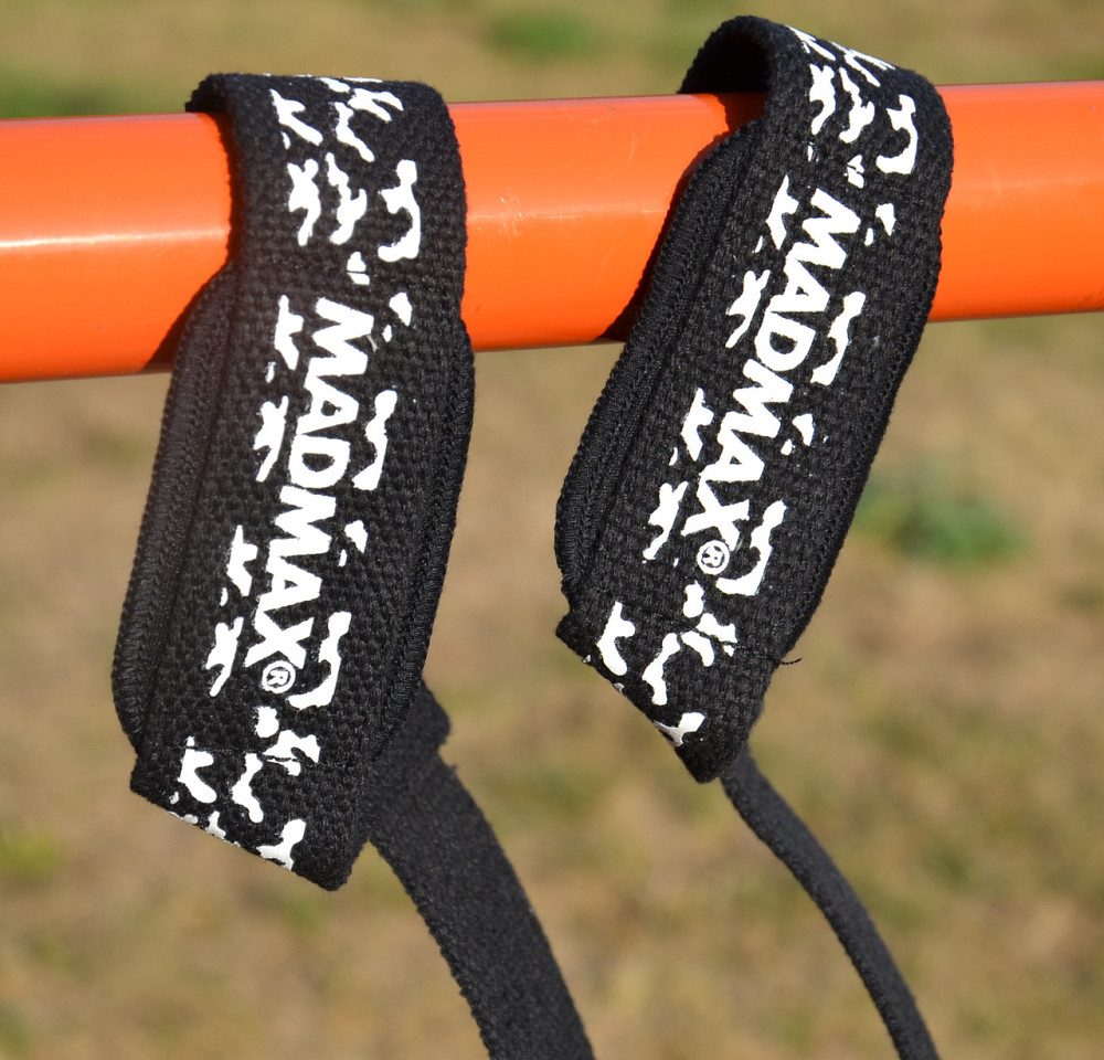 Лямки для тяги MadMax Camo Power Wrist Straps Camo/White Кам'янське - фото 10
