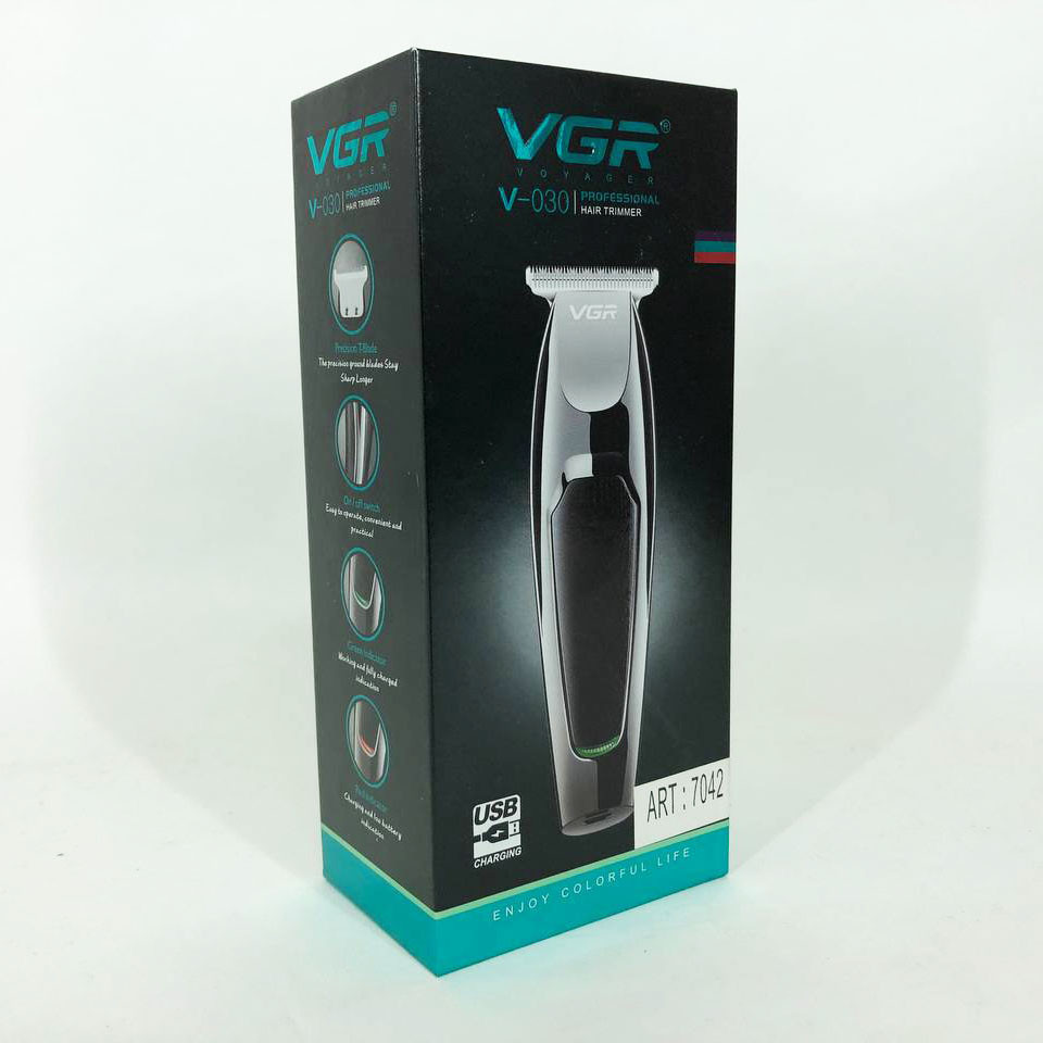 Бездротова акумуляторна машинка для стрижки волосся, Стильна машинка для стрижки, Тример бездротовий DE-31 Львів - фото 12