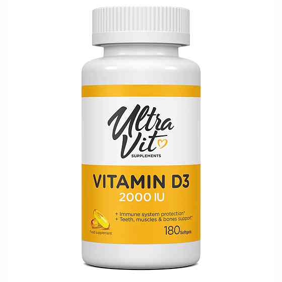 Vitamin D3 2000 IU - 180 softgels Луцк