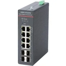 Комутатор Hikvision DS-3T1512HP-SI-8P4FKIT(75W) - Switch 8xPoE (HIK00834) Київ - фото 1