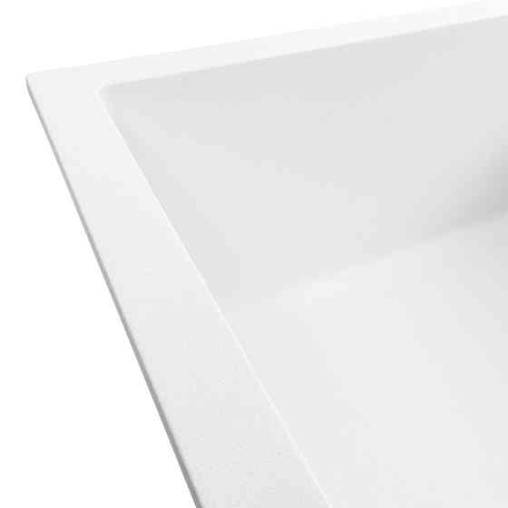 Кухонна мийка гранітна матова 7050 CASCADA VALESO білосніжний Коломыя