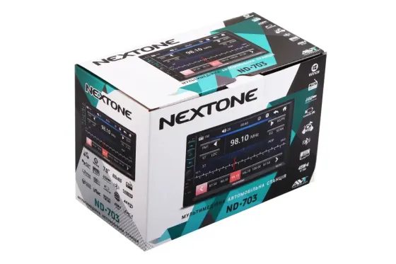 Автомагнітола MP5 2DIN Nextone ND-703 екран 7 BT/USB/MicroSD/ISO/доп. розєм /ПДУ Вінниця