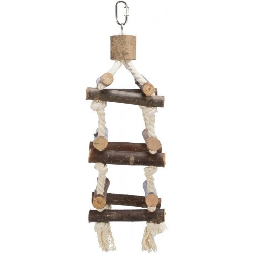 Игрушка Trixie Natural Living для птиц Лестница на канате дерево 34 см Киев - изображение 2