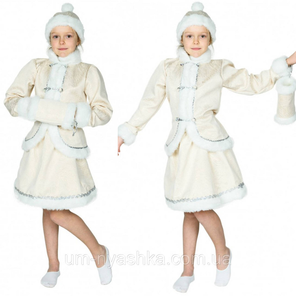 Дитячий новорічний костюм снігуроньки на 4-9 років Кривий Ріг - фото 5