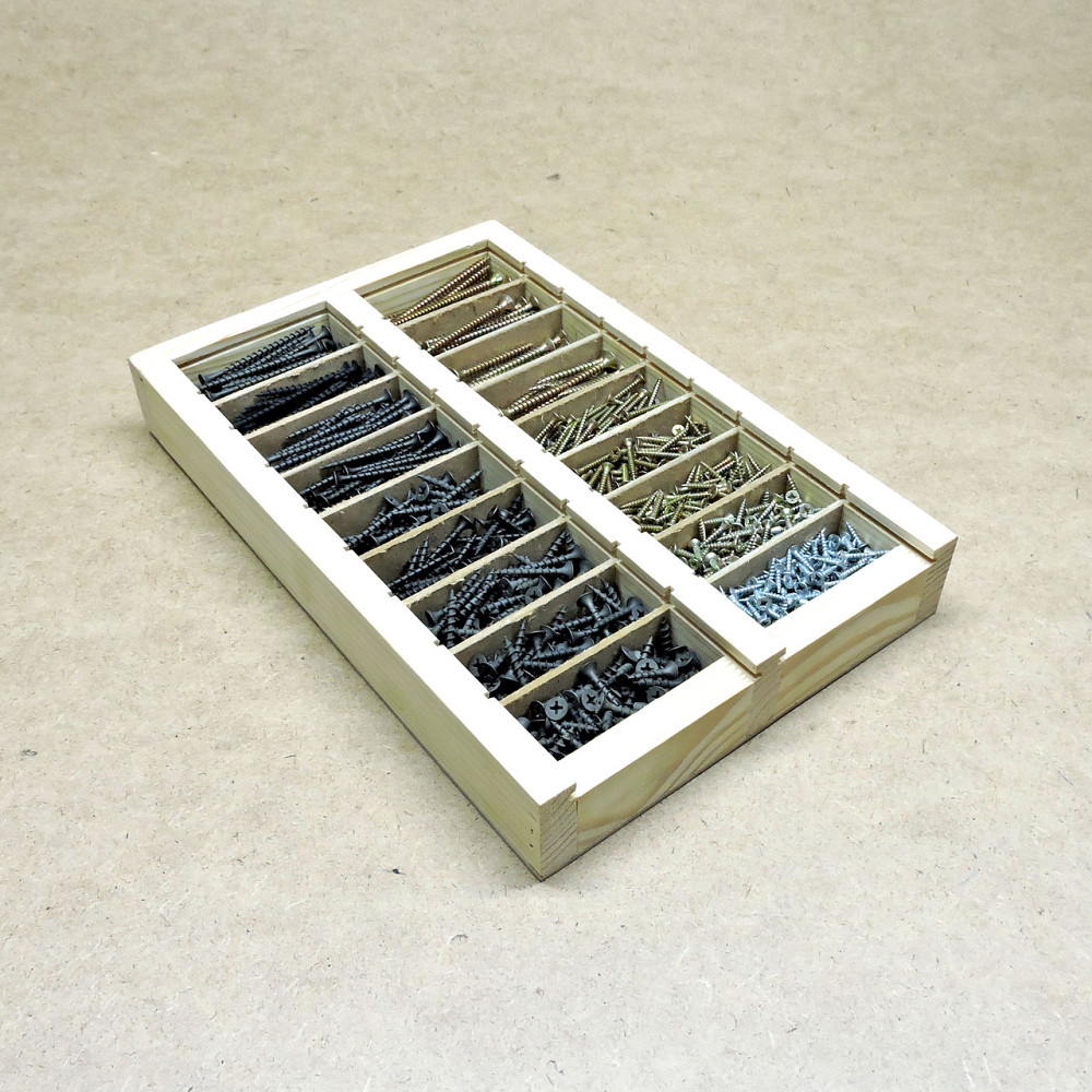 Набір 2х саморізів і шурупів по дереву 1440 шт Миколаїв - фото 9