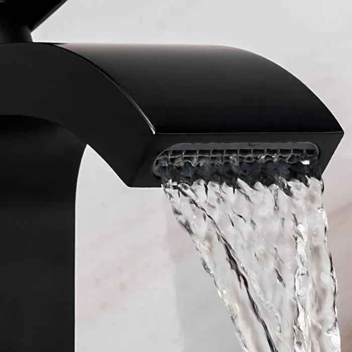 Смеситель для умывальника GAPPO G1007-6 черный Киев - изображение 4