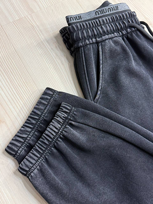 Штани жіночі Black Cyclone 602 джогери варені тай-дай чорні, чорний, 3XL Київ - фото 6