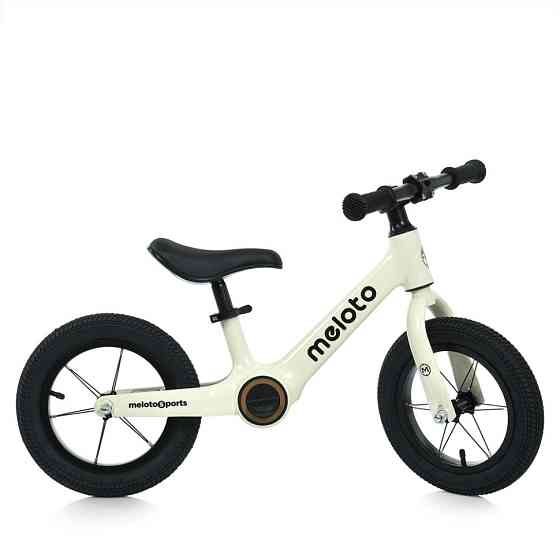 Біговел дитячий MBB 1048-4 колеса 12 дюймів, бежевий Вінниця