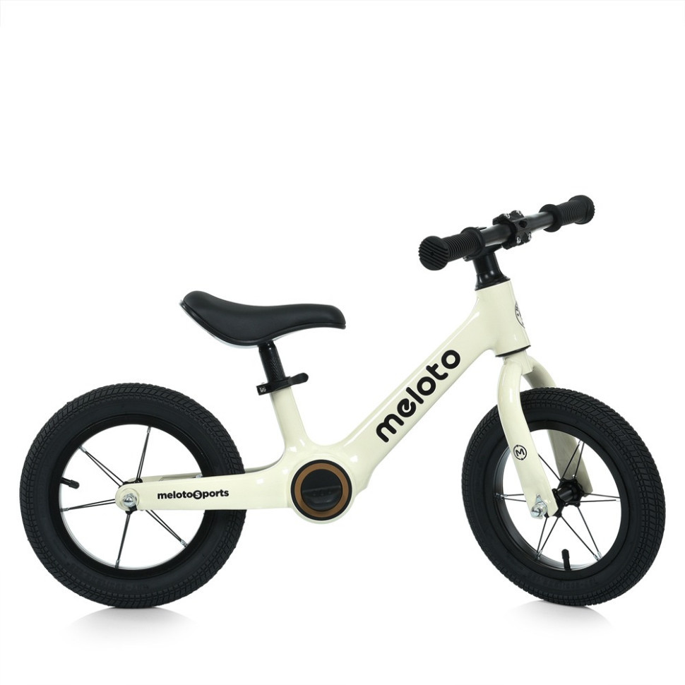 Беговел детский MBB 1048-4 колеса 12 дюймов, бежевый Винница - изображение 1