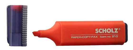 Маркер текстовий "Scholz" 210-01SCH червоний 1-5 мм, шт Київ