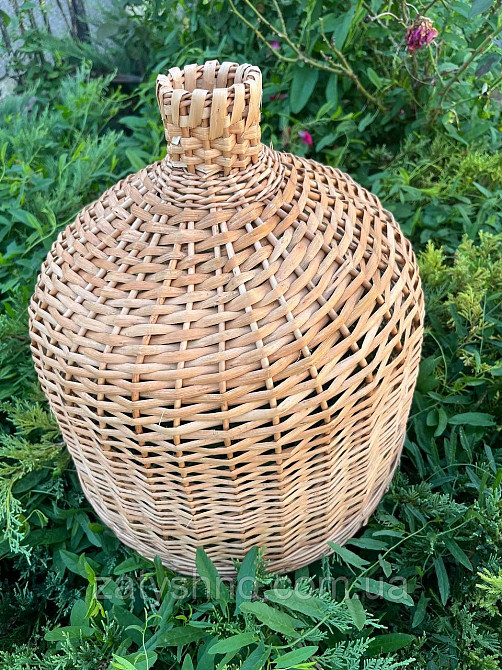 Абажур купольный  из лозы  35 см Киев - изображение 8