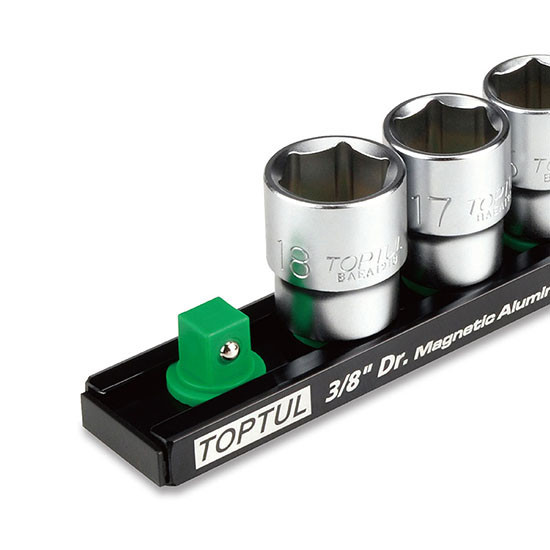 Тримач для головок (планка магнітна) 3/8"*280*12PCS TOPTUL PBKB3B2612 Одеса - фото 2