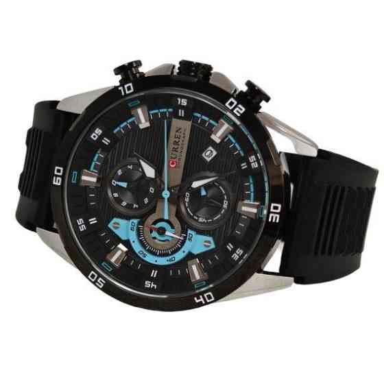 Годинник чоловічий наручний Curren Roberto Elastic Black (2 ремінці) Київ