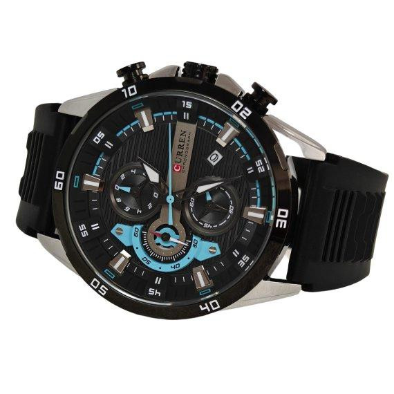 Годинник чоловічий наручний Curren Roberto Elastic Black (2 ремінці) Київ - фото 4