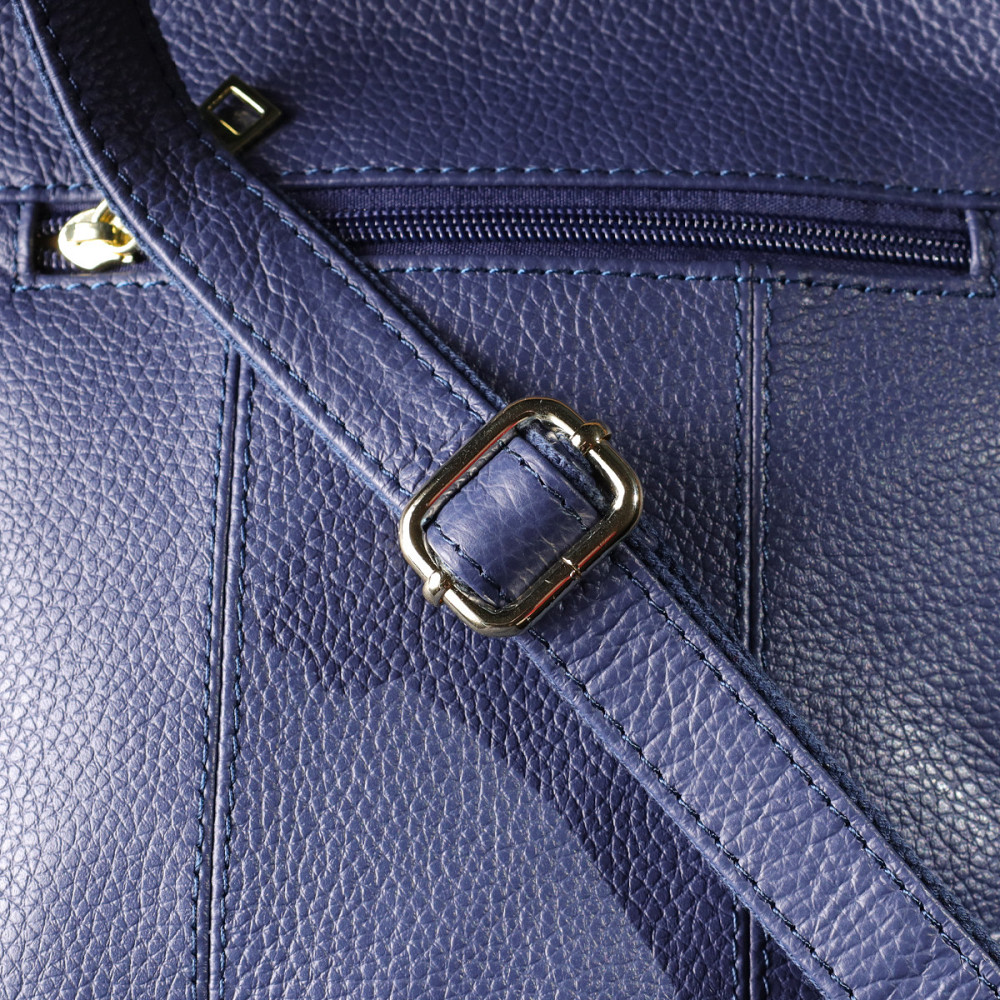 Вертикальная женская сумка из натуральной кожи sale_15121 Vintage Синий Киев - изображение 8