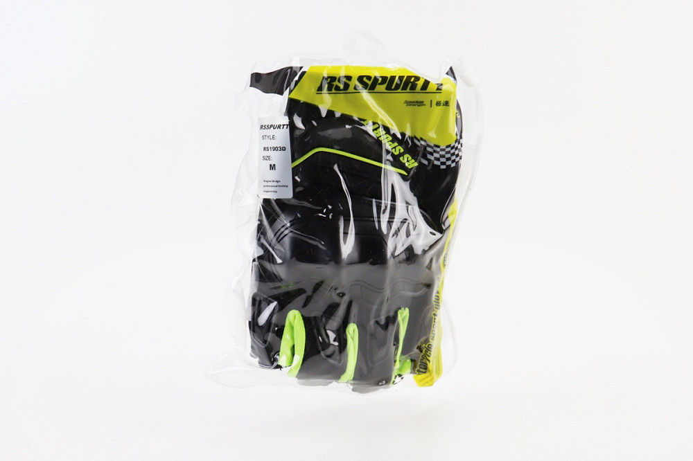 Перчатки мотоциклетні без пальців M-Чорно-Салатові Киев - изображение 2