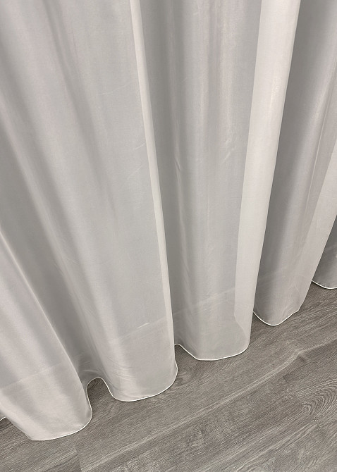 Тюль VR-Textil 001т Органза однотонна Бежевий 400х270 см (42-0491) Київ - фото 8