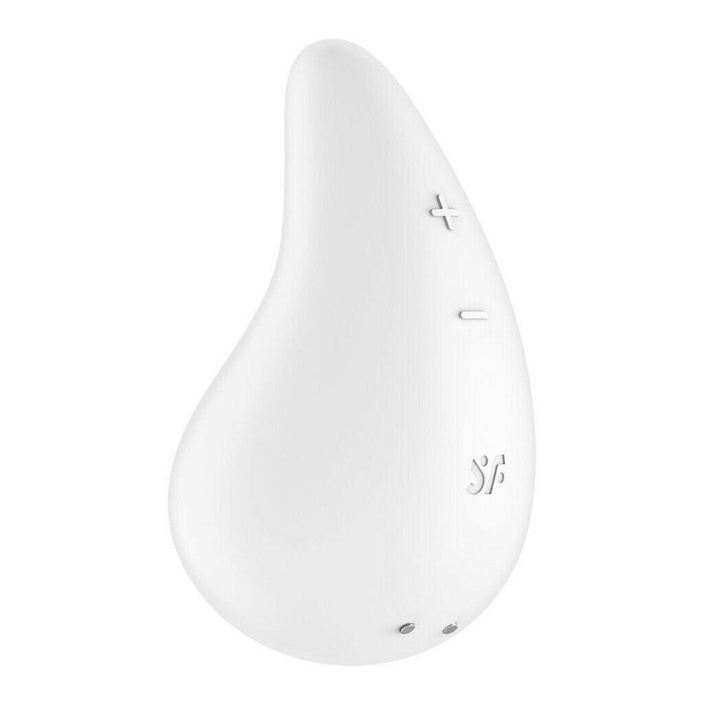 Вибратор для наружной стимуляции Satisfyer Dew Drop White, 2 мотора, 12 режимов, мягкий корпус Sex Aura Киев - изображение 3