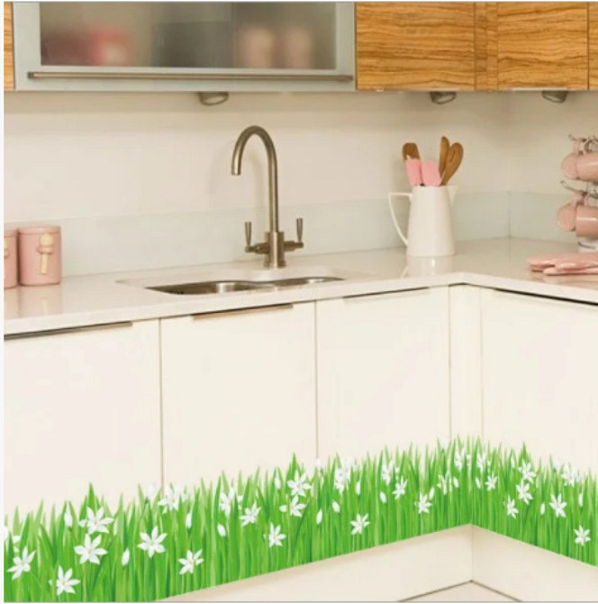 Интерьерная наклейка для декора Цветы Киев - изображение 4