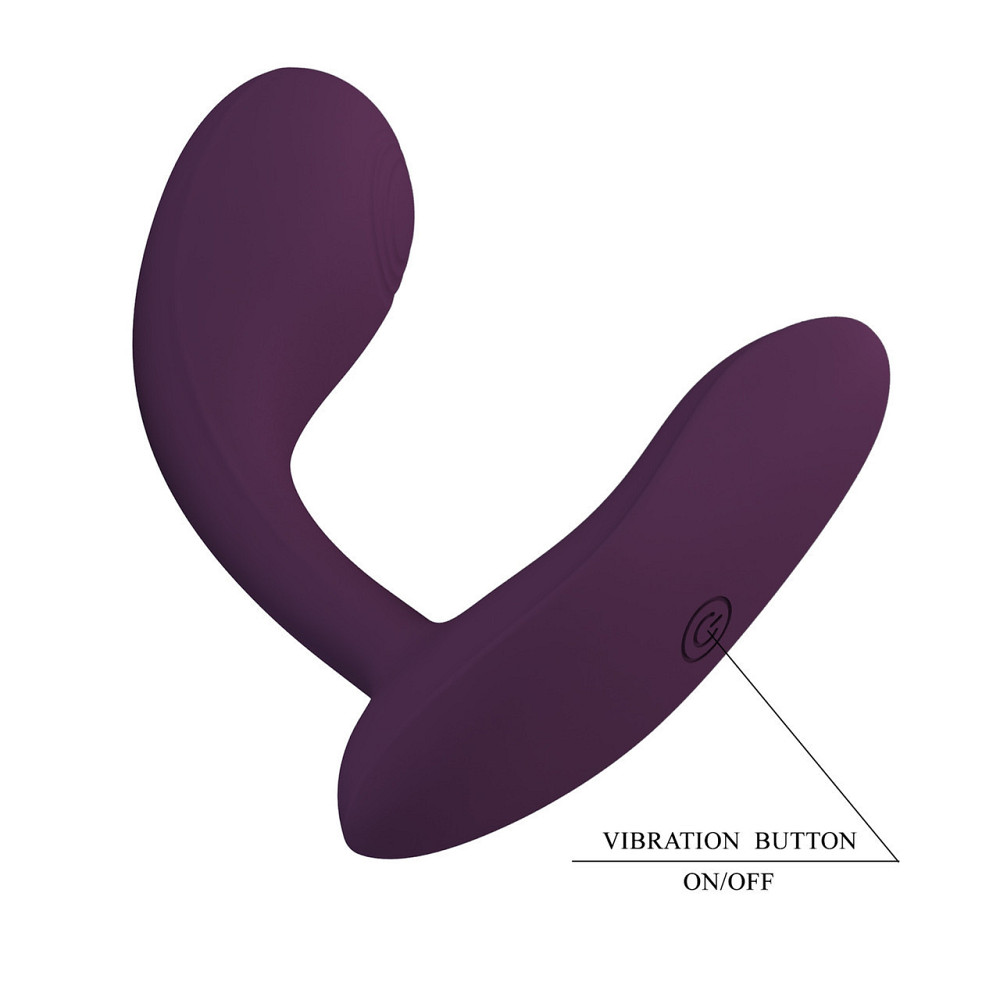 Вібратор PRETTY LOVE Baird Purple, 12 vibration functions Mobile APP Long-distance Control Sex Aura Київ - фото 6