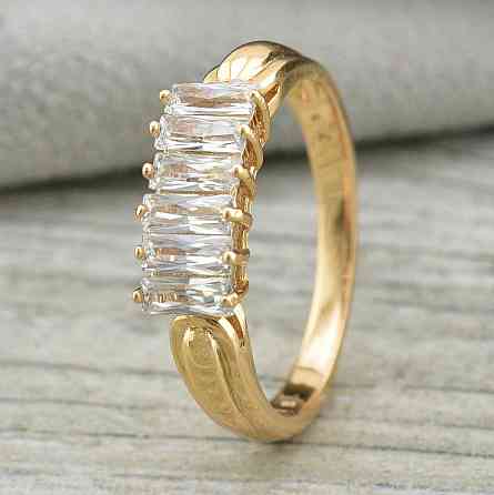 Кольцо 19 размер позолота 18К Киев