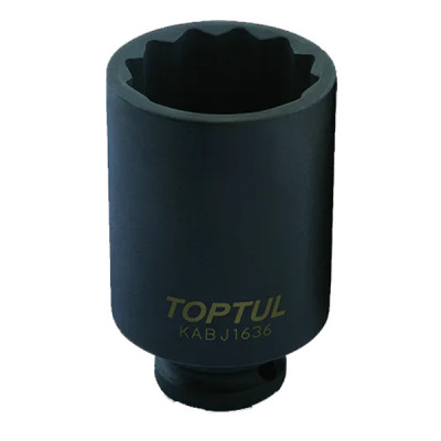 Головка торцевая Toptul 12-гранная ударная длинная 1/2