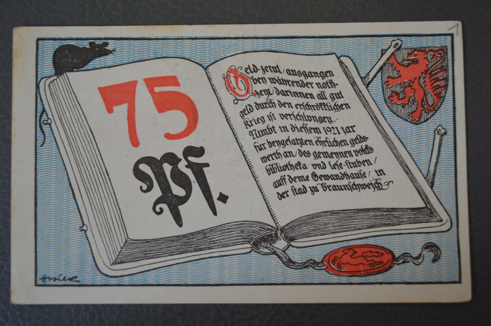 Німеччина Нотгельд 75 Pf 19..р.( 9) Полтава - фото 1