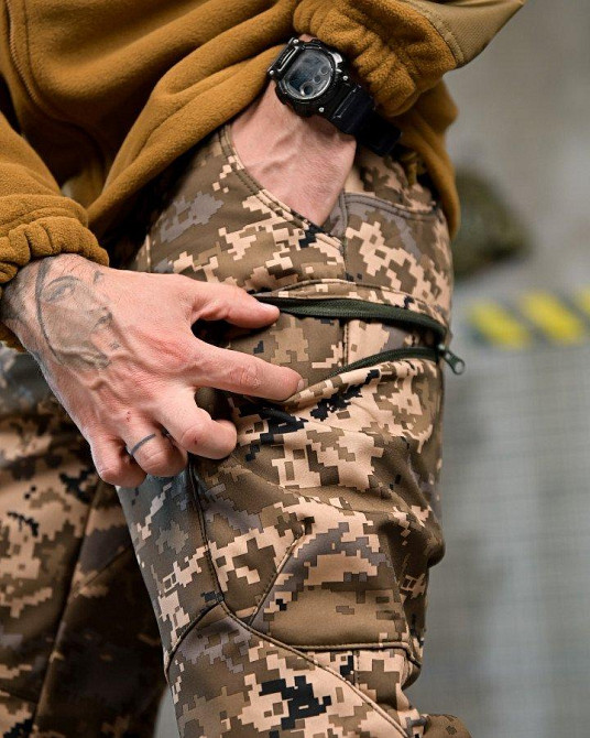 Тактичні штани софтшел DRAFT висока талія draft високий пояс ВТ7614 Одеса - фото 6