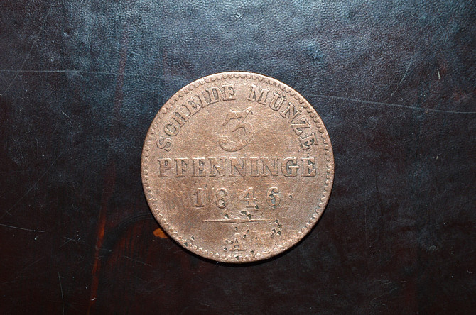 120 частина таллера/ 3 пфенинга 1846р Німеччина Полтава - фото 1