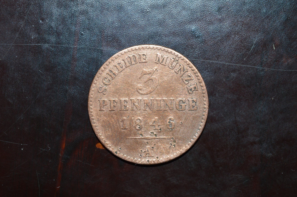 120 частина таллера/ 3 пфенинга 1846р Німеччина Полтава - фото 1