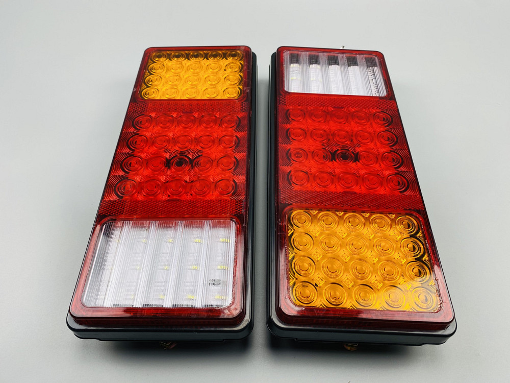 Універсальний задній ліхтар світлодіодний для вантажівки LED фара задня 55 LED chip комбінований Мукачево - фото 2